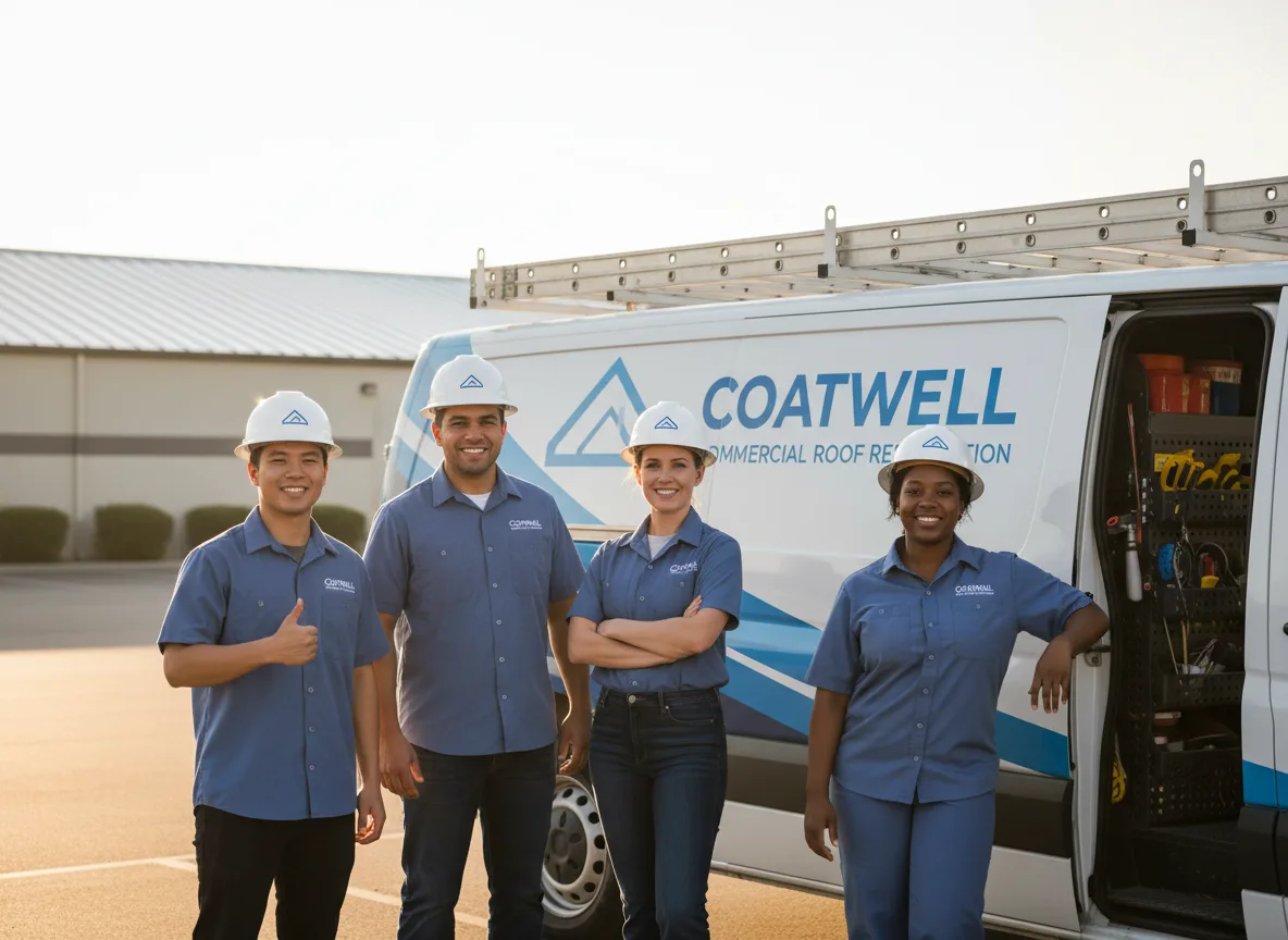 Commercial roof coating company in Braman, OK
